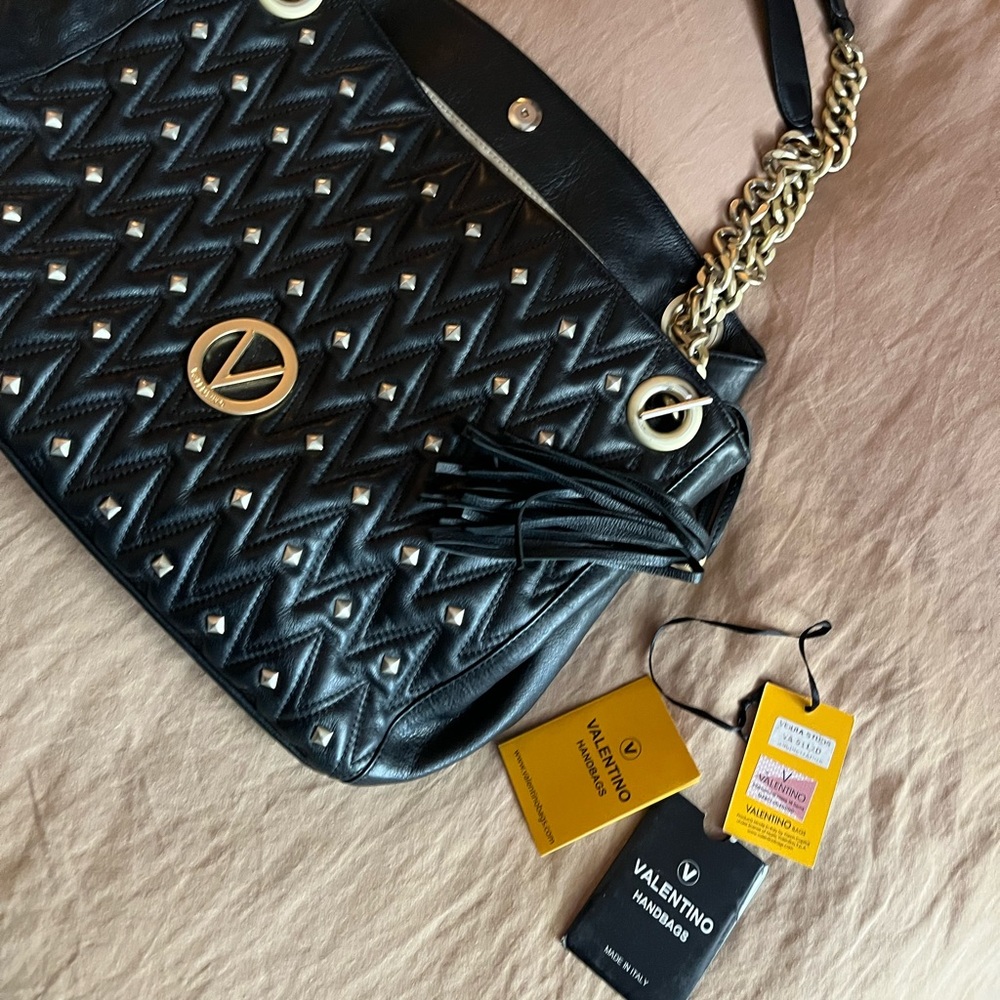 Valentino Verra Studs leather bag